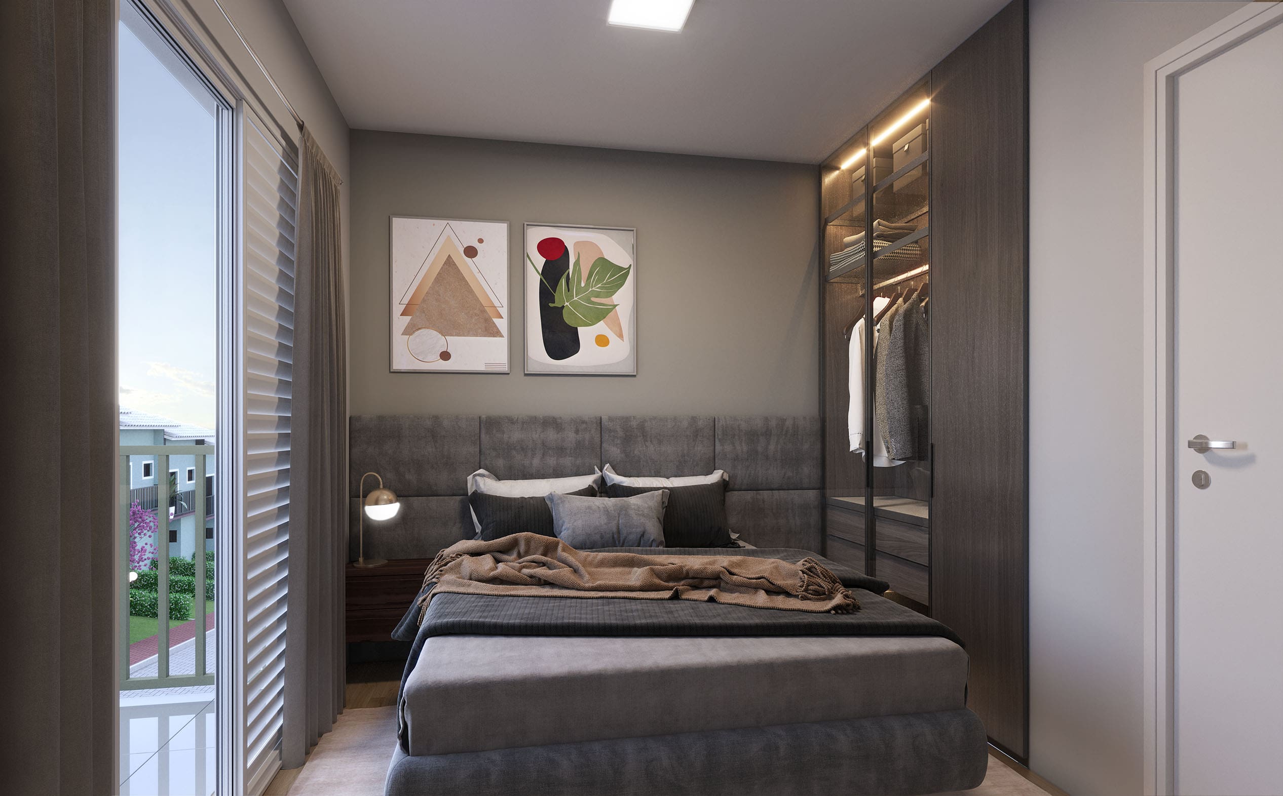 Quarto de casal — 48 m²