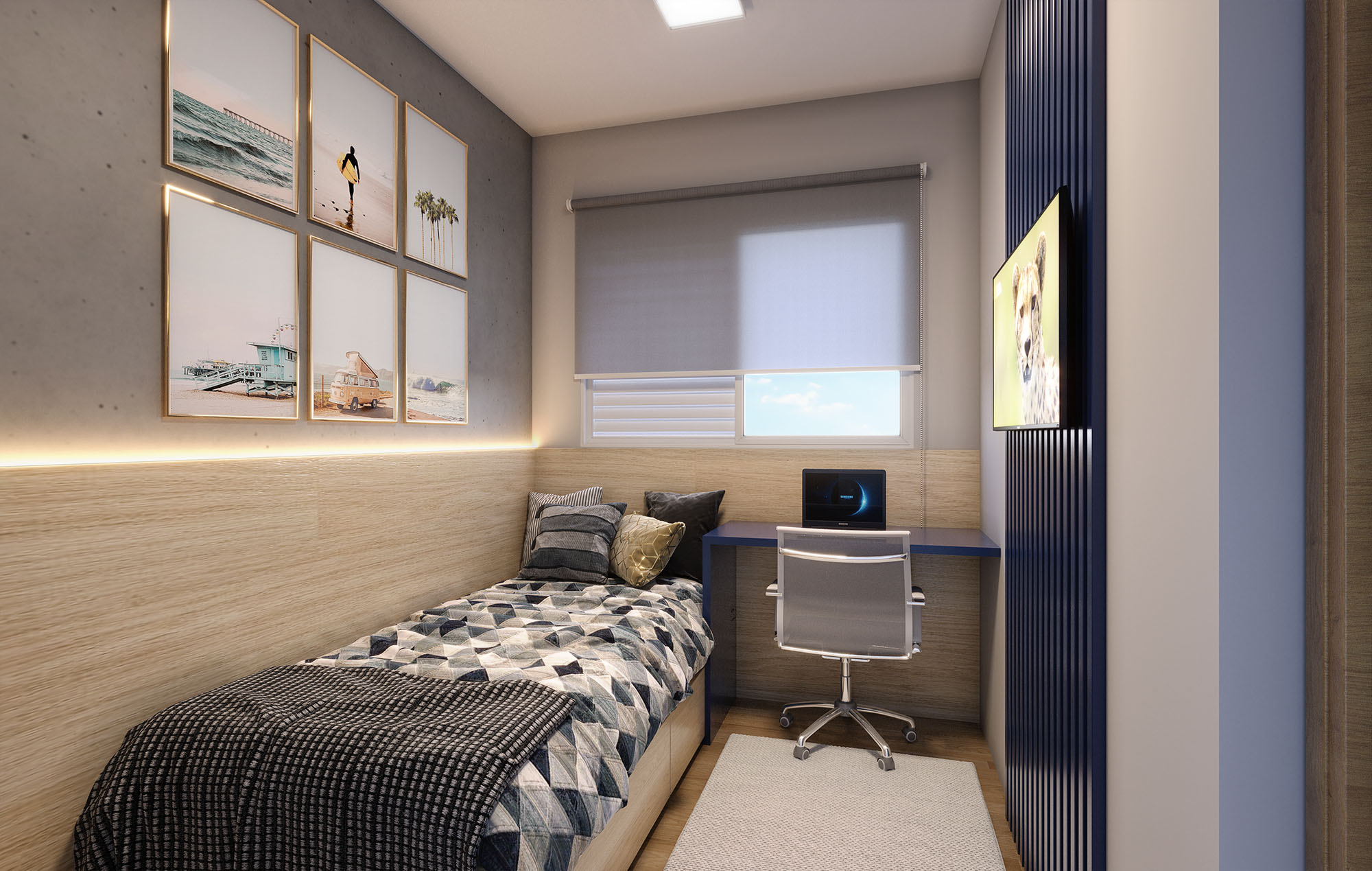 Quarto jovem — 62 m²